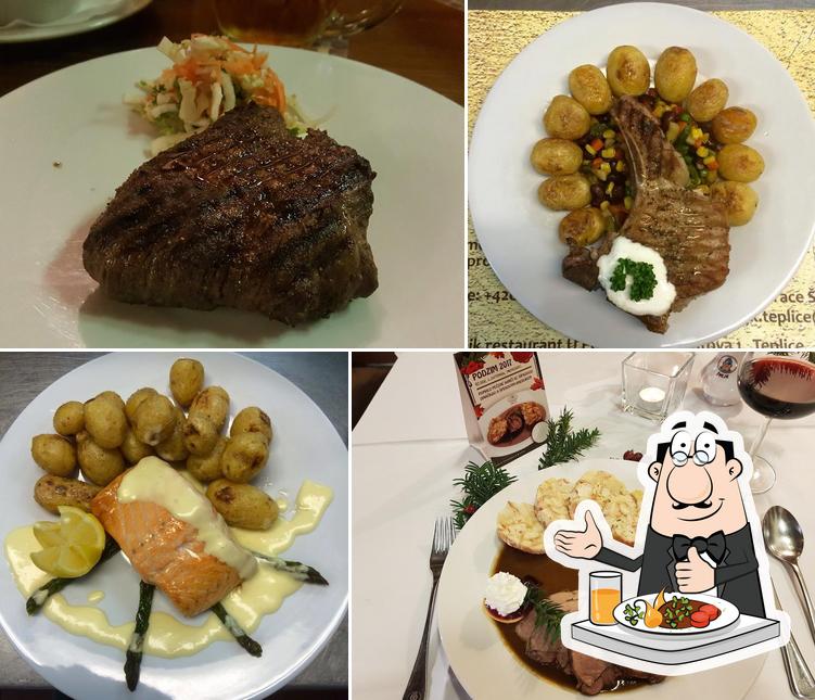 Food at Restaurace VĚŽIČKY