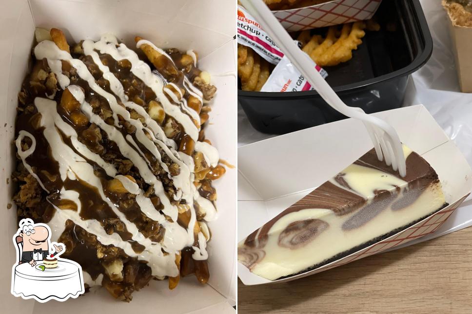 A1 poutine and wings offre une variété de plats sucrés