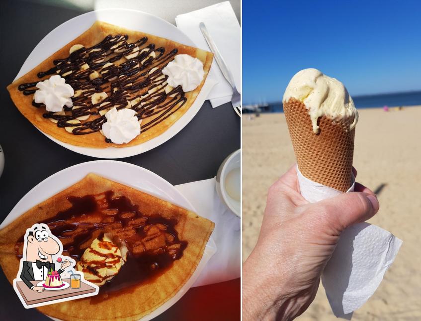 La Crêperie d'Arcachon propose une sélection de plats sucrés