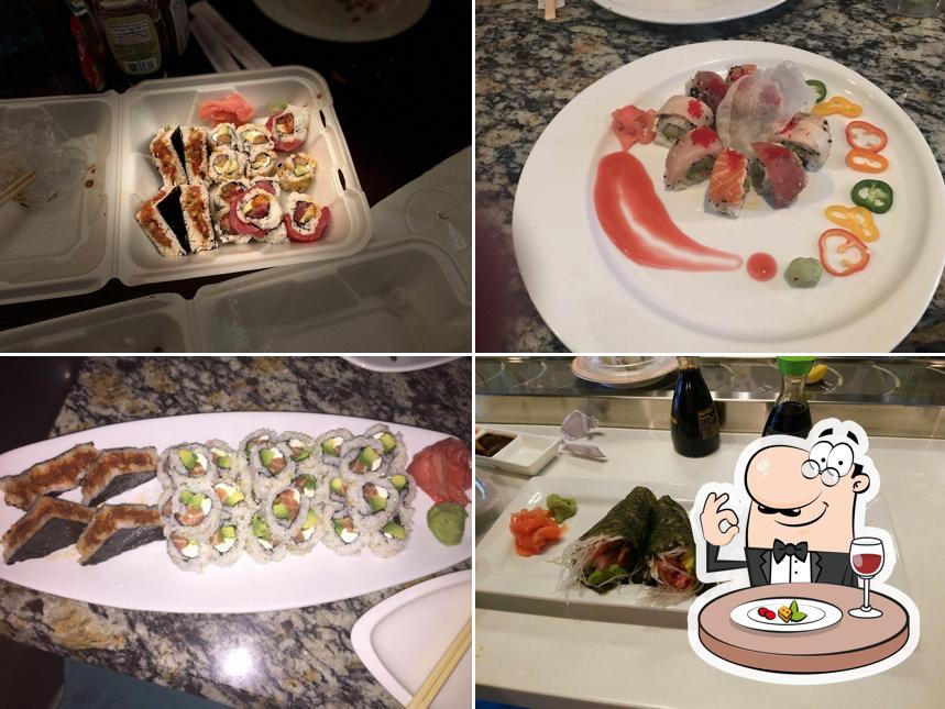 Platos en Kiyoshi's Sushi