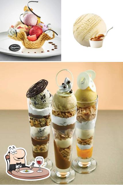 Ice cream at Haagen Dazs Ice Cream & Desserts