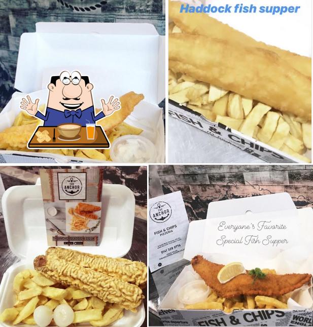Restaurante The Anchor Fish and Chips, Glasgow Carta del restaurante
