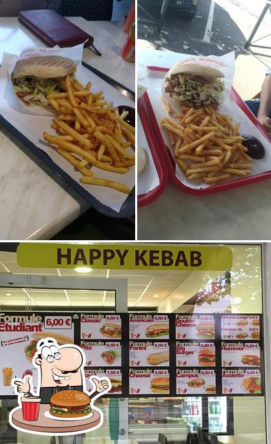 Prenez un hamburger à happy kebab