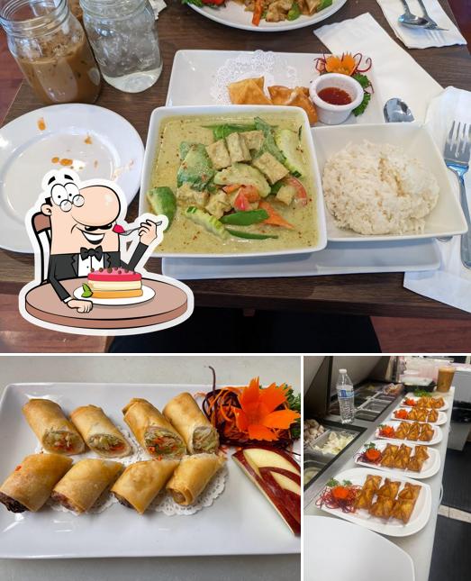 Happy Thai Cuisine serves a number of sweet dishes