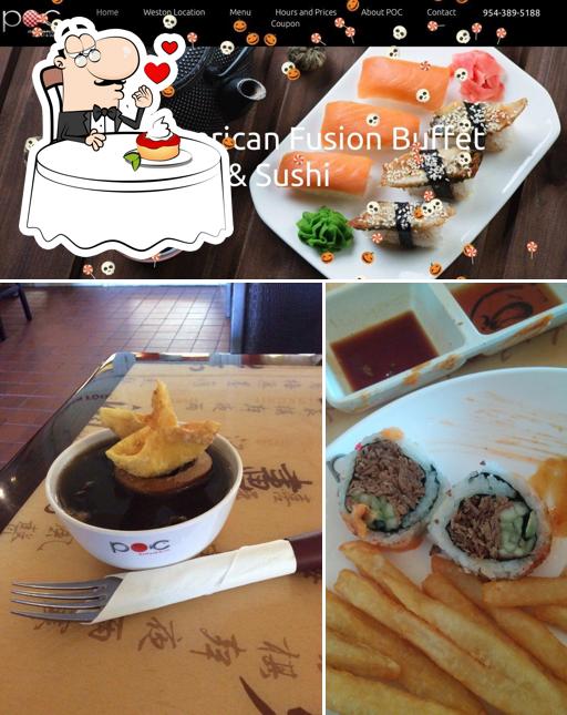 POC American Fusion Buffet & Sushi in Weston Restaurant menu and reviews