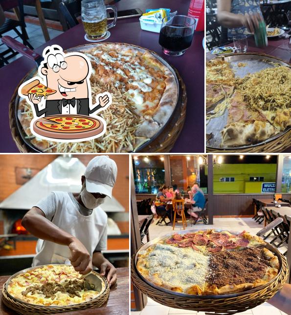 Experimente pizza no Pizzaria e Chopperia Itapema