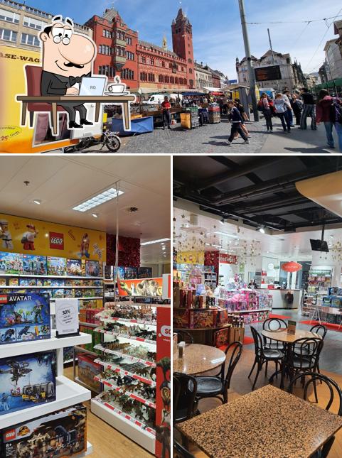 La foto di interni e esterno da Coop Supermarkt City Basel Marktplatz Food