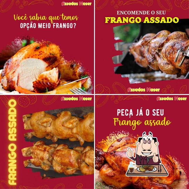 Peça pratos de carne no Assados Moser