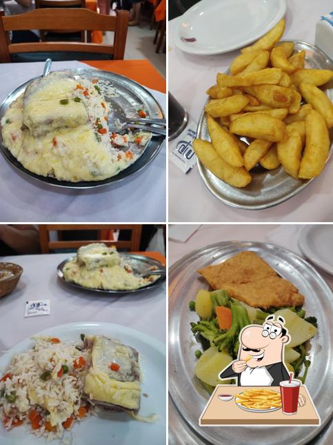 Batata frita em Cantina Jundiaiense