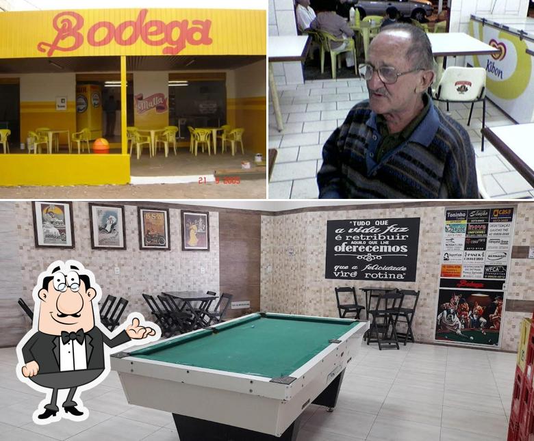 O interior do Bodega