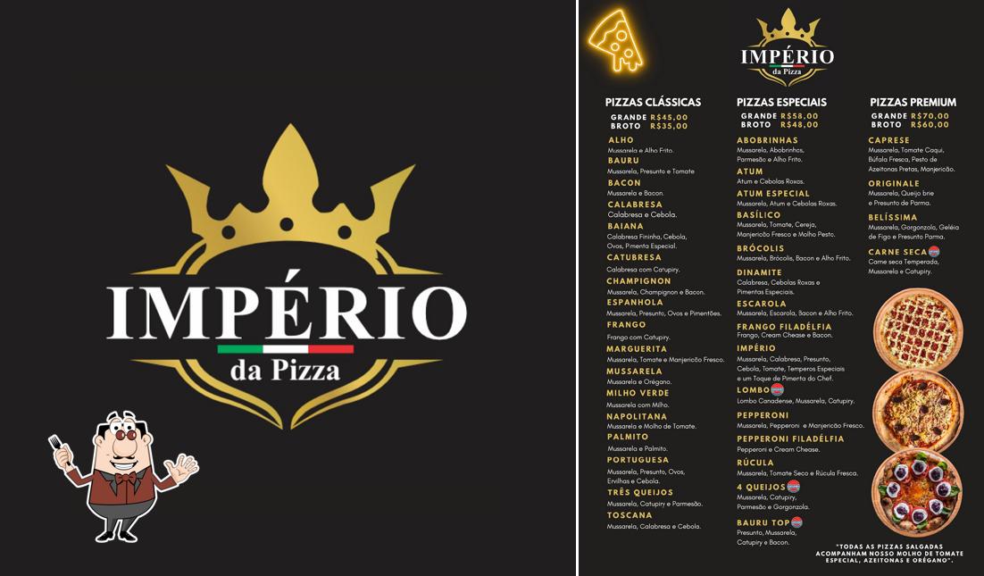 Comida em Império da Pizza