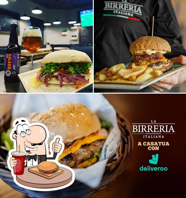 Concediti un bell'hamburger a La Birreria Italiana Seregno