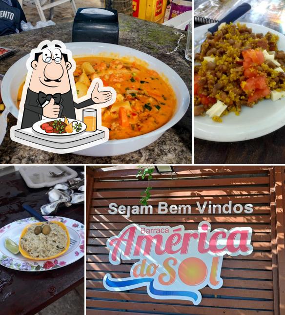Comida em Barraca América do Sol
