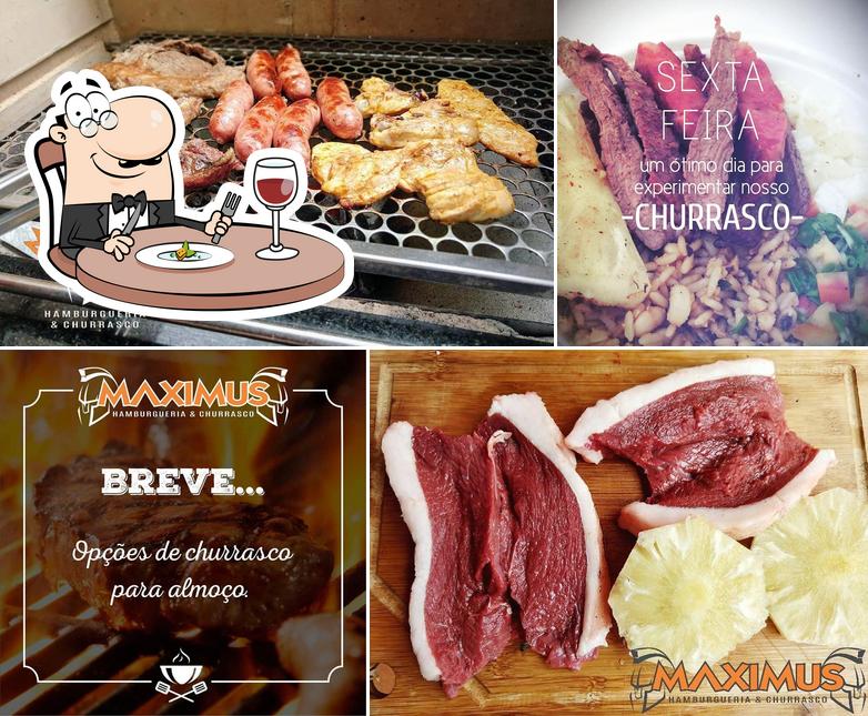 Comida em Maximus Hamburgueria