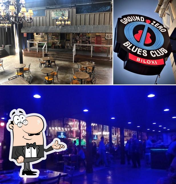 The interior of Ground Zero Blues Club Biloxi & Restaurant