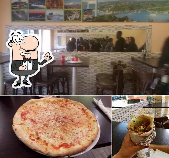 Among various things one can find interior and pizza at Memo Pizza Kebap Istanbul