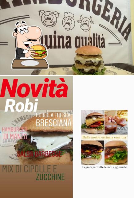 Отведайте гамбургеры в "L'hamburgeria genuina qualità Rodengo-Saiano"