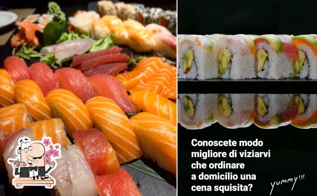 Prova le varie opzioni di sushi