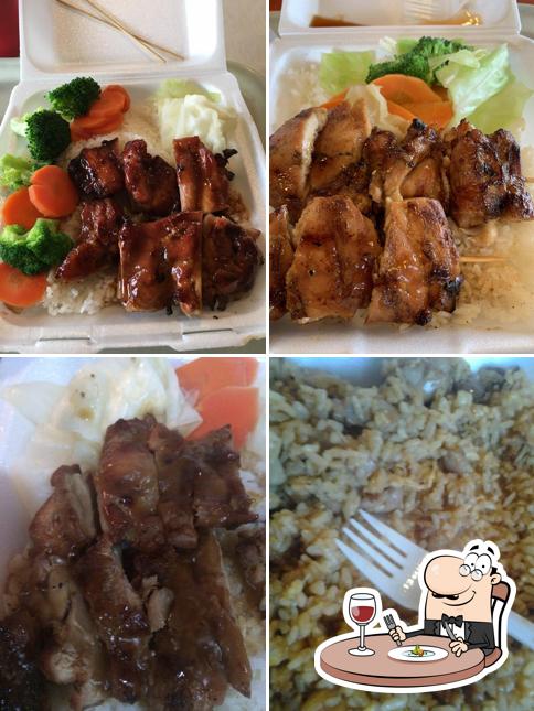 Food at Teriyaki Grill & phở's Le