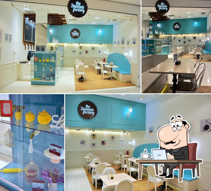 Veja imagens do interior do The Brownie Bakery