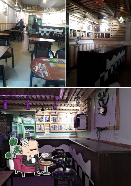 The interior of Sidhu Bar