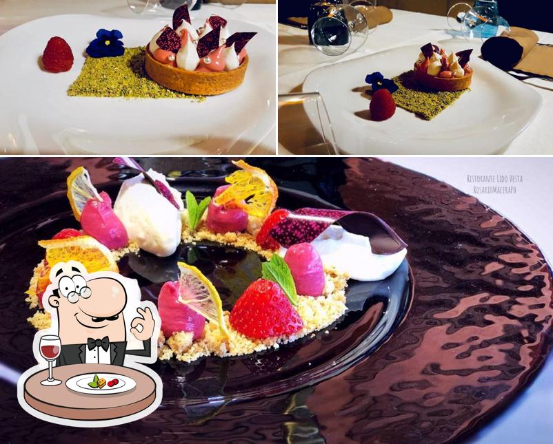 Cibo al Ristorante Lido Vesta