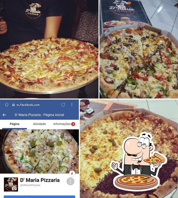 Peça pizza no D' Maria Pizzaria