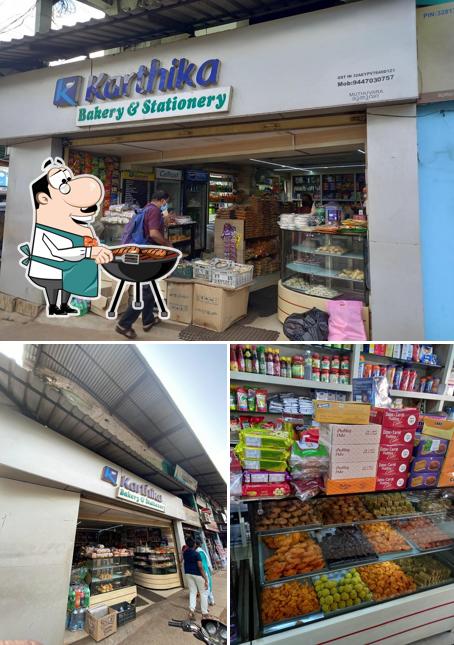 Here's a picture of Karthika Bakery & Stationery