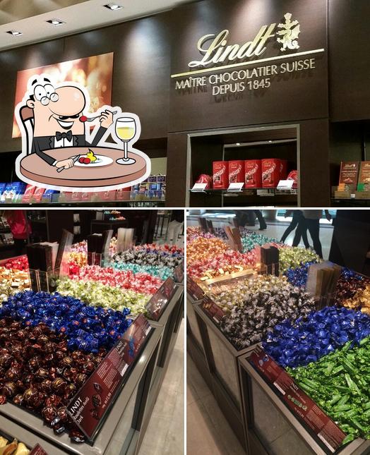 Entre diversos coisas, comida e interior podem ser encontrados no Loja Lindt Morumbi Shopping