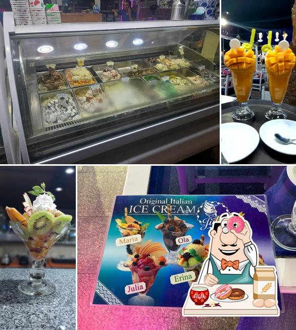 Закажите один из десертов в "Julia Ice Cream Restaurant and gelato"