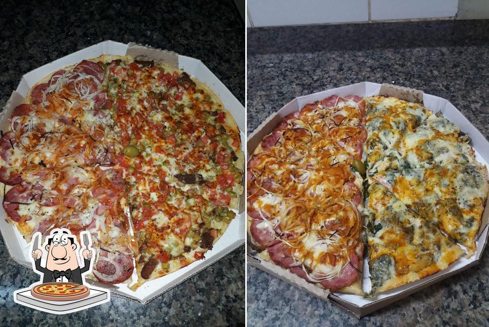 Escolha diferentes estilos de pizza