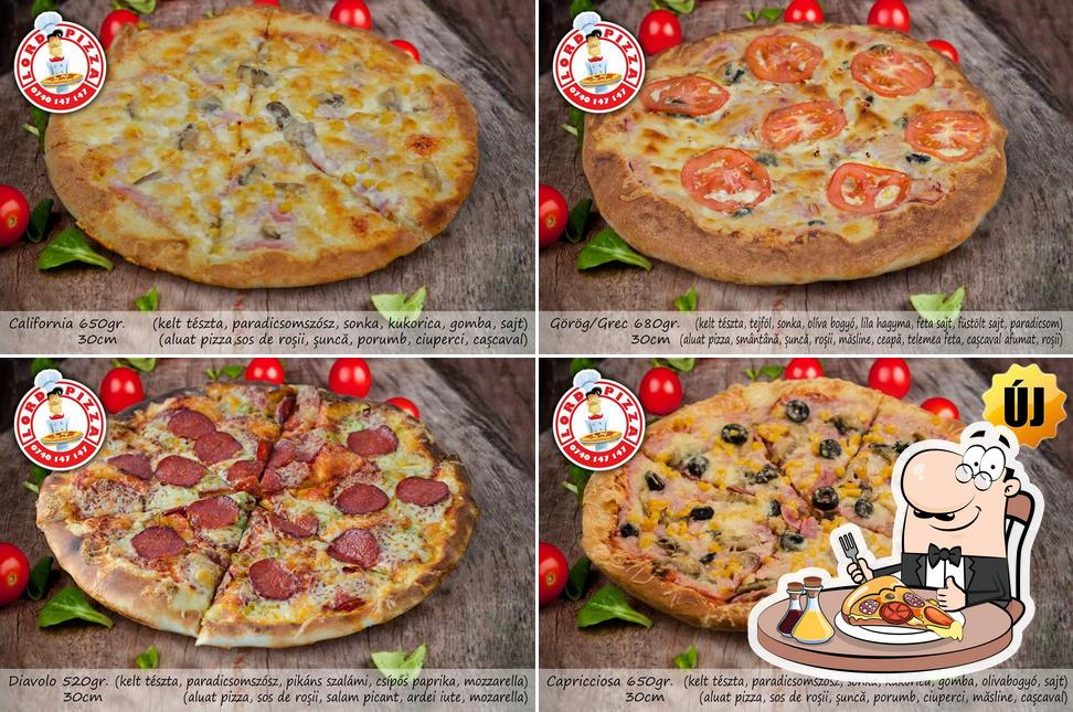 Essayez différents types de pizzas