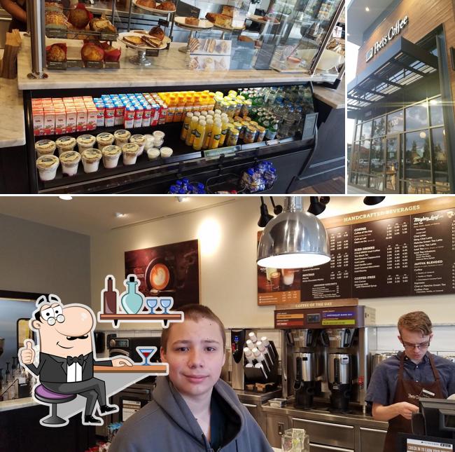 Check out how Peet's Coffee looks inside