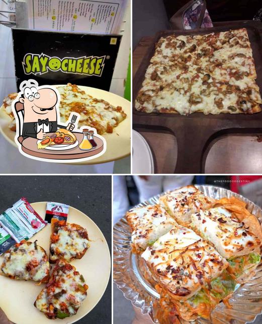 Try out pizza at Say Cheese Fast Food Restaurant