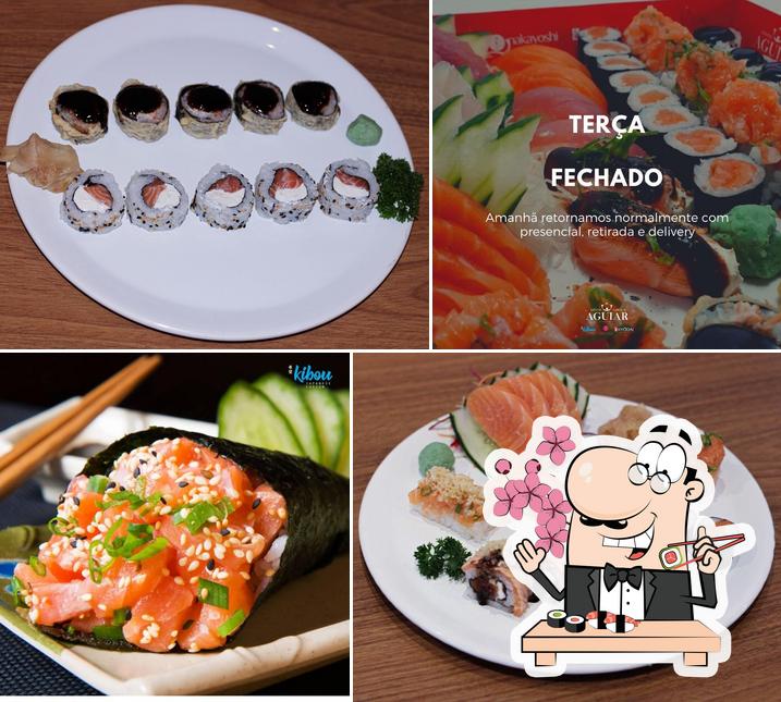 Try out various sushi options