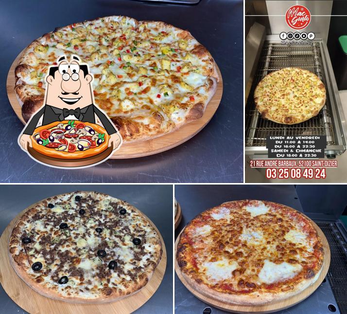 Commandez des pizzas à Mac Gusto