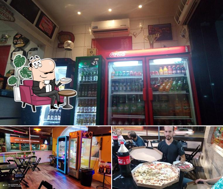 O interior do Pizzaria Don Corleone Blumenau