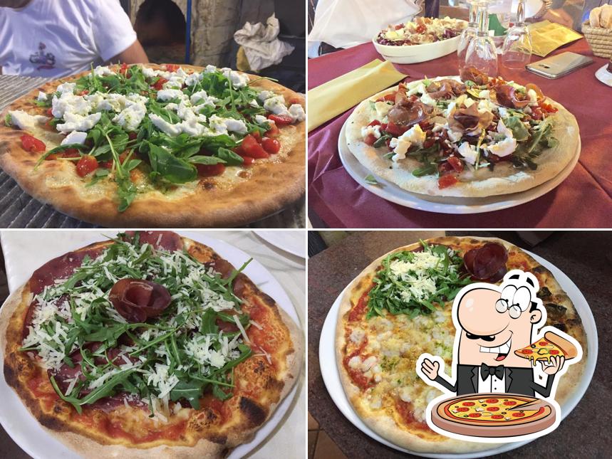 Choisissez des pizzas à ristorante La Giara