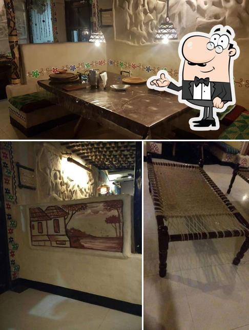 The interior of Baati Chokha Restaurant