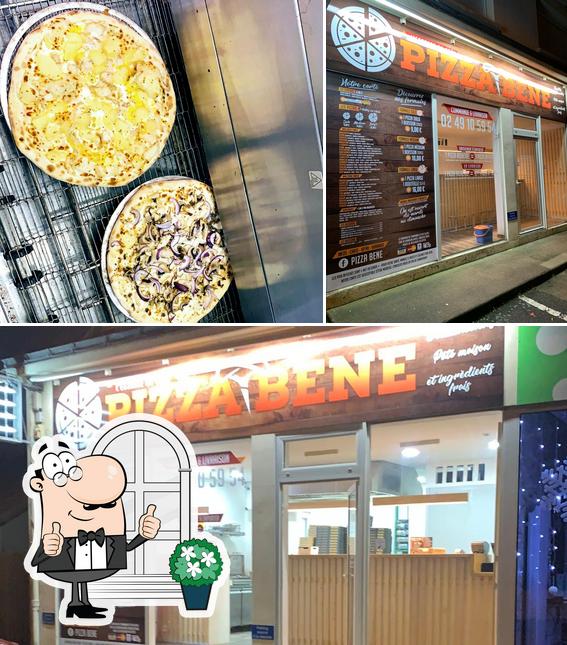 Vérifiez l’image affichant la extérieur et nourriture concernant Pizza Bene