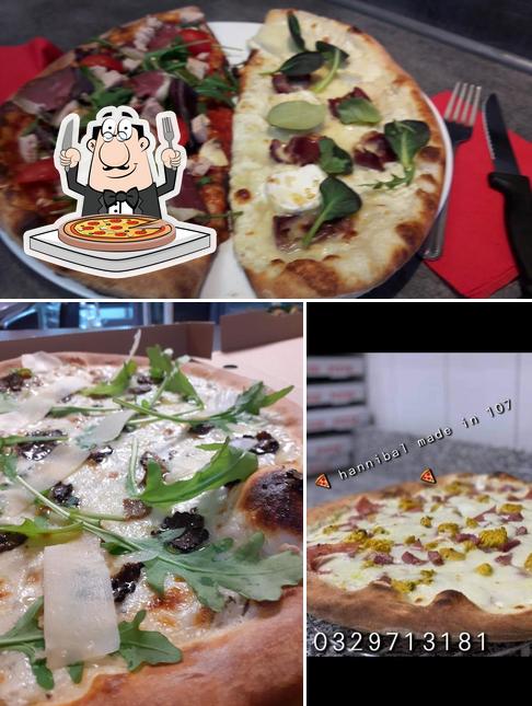 En Pizzeria Le 107 Boulevard, puedes pedir una pizza