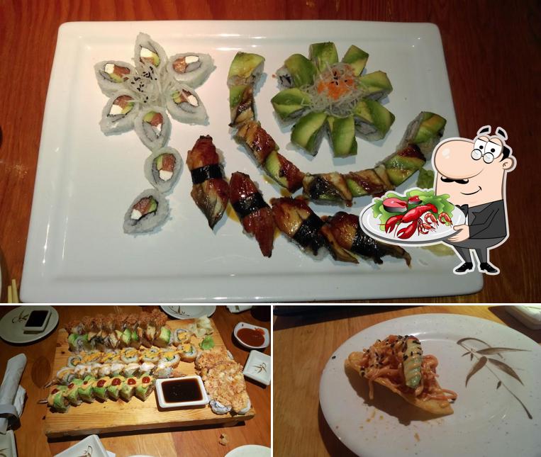 Get seafood at Sushi Garden