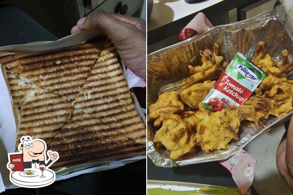 Grilled cheese sandwich at VK's Food Hub