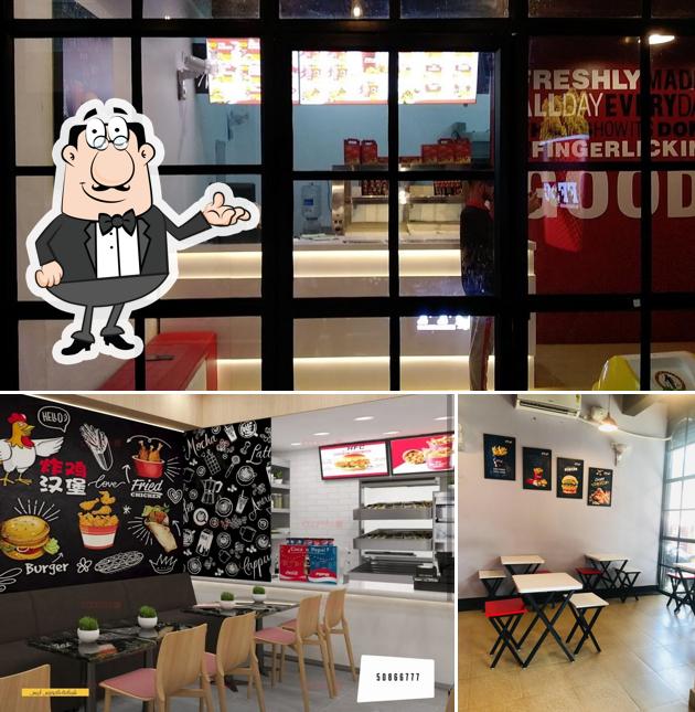 Take a seat at one of the tables at FFC Fried Chicken
