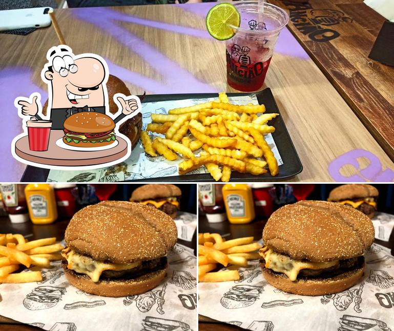 Os hambúrgueres do Ancião Burger irão saciar diferentes gostos