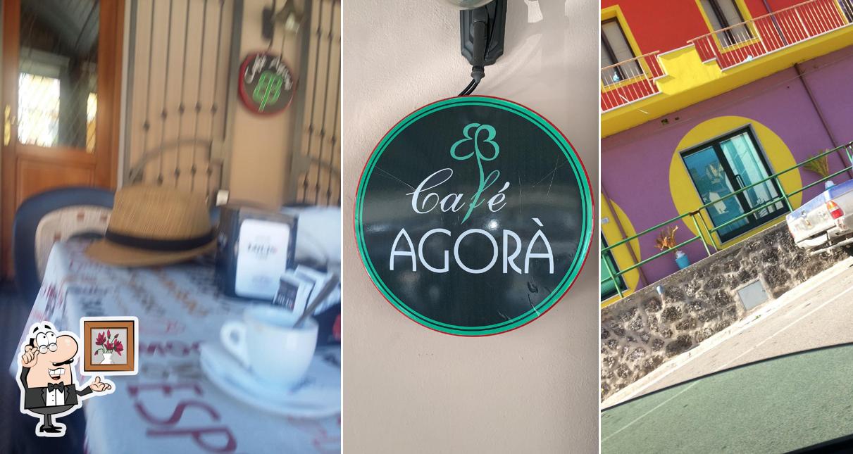 Gli interni di Cafè Agorà