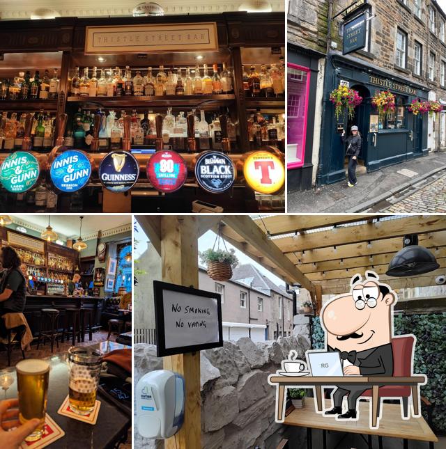 Thistle Street Bar, 39 Thistle St in Edinburgh Restaurant menu and