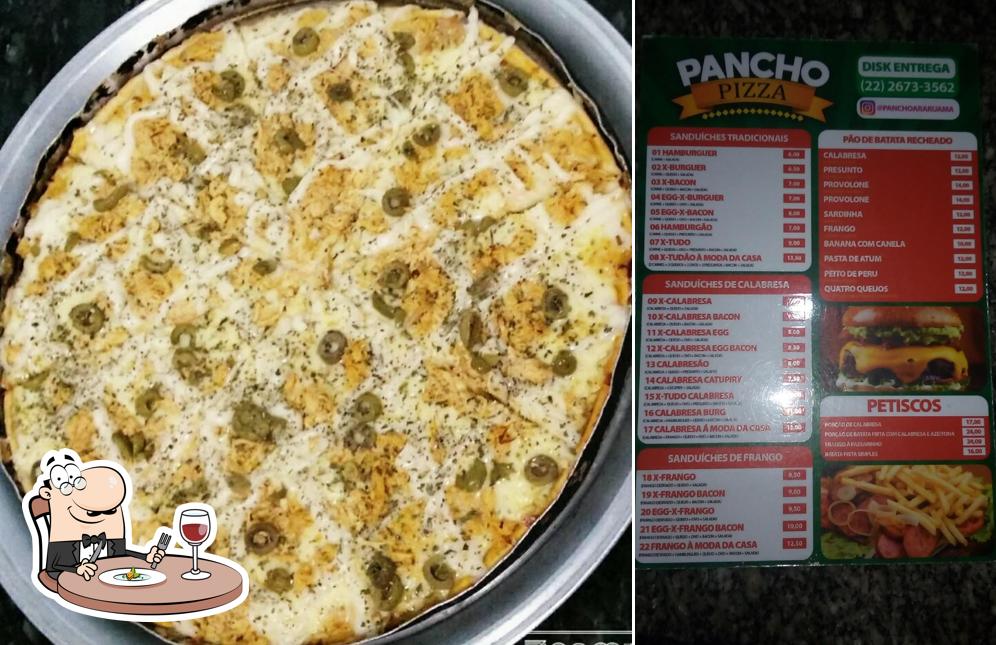 Comida em Pancho Pizzas