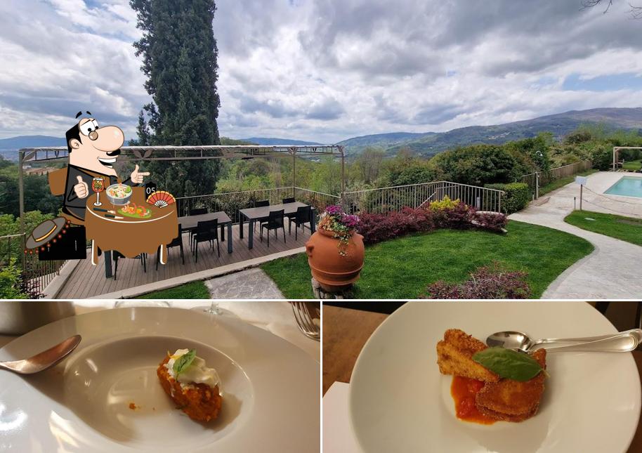 Platti al Ristorante La Locanda di Villa Giorgia