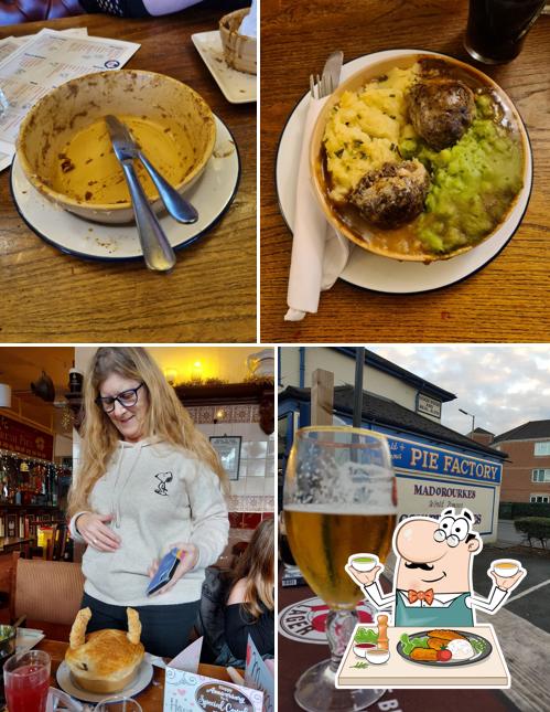 Menu of Mad O'Rourke's Pie Factory, Tipton british restaurant reviews